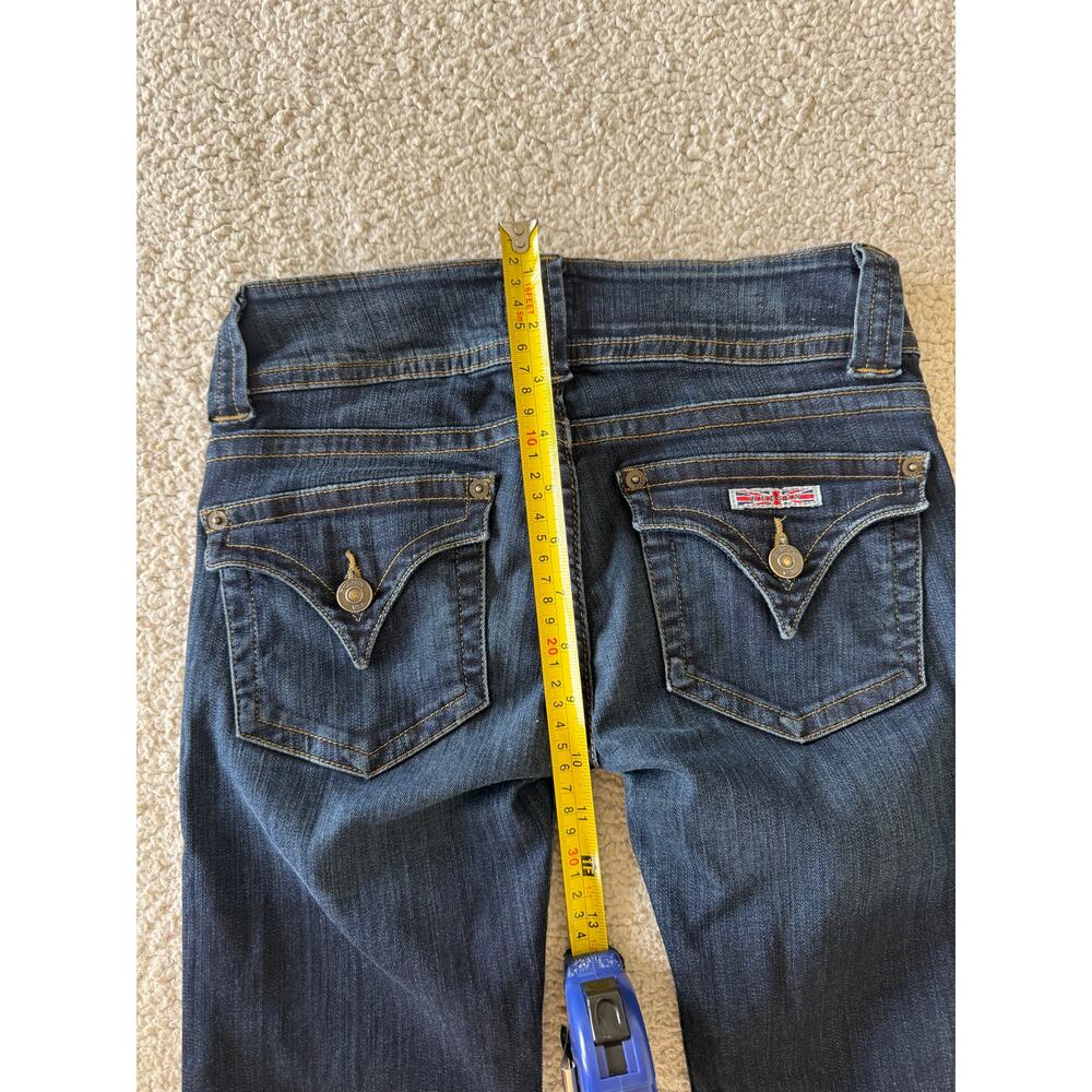 Hudson Jeans Women Dark Wash Bootcut Flap Pocket Stretch Denim Y2K - Picture 5 of 10